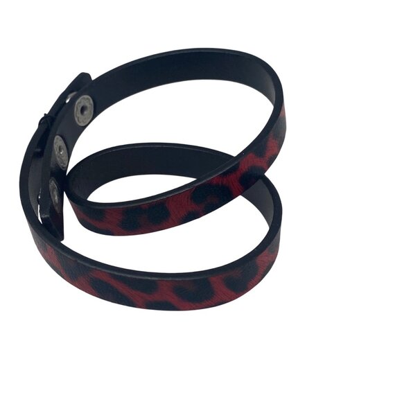 Paparazzi Jewelry All GRRirl Red & Black Adjustable Bracelet Lead & Nickel Free - Picture 2 of 8